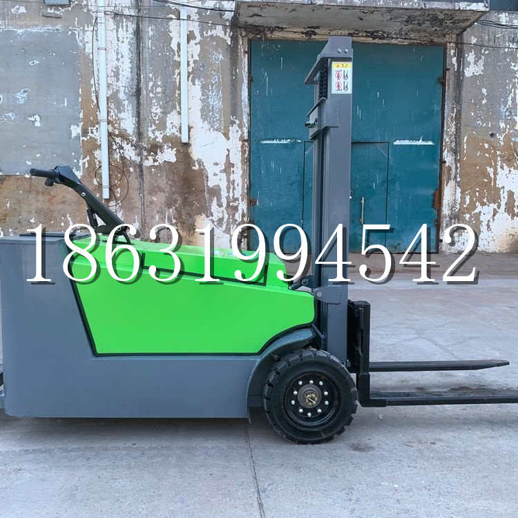 襄城县小型电动叉车1吨2吨步行站驾式电瓶堆高充电装卸车液压升降车铲车